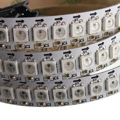 1M WS2812B 5050 RGB LED Strip Light, 144 LEDs, Non-Waterproof, Individually Addressable, 5V