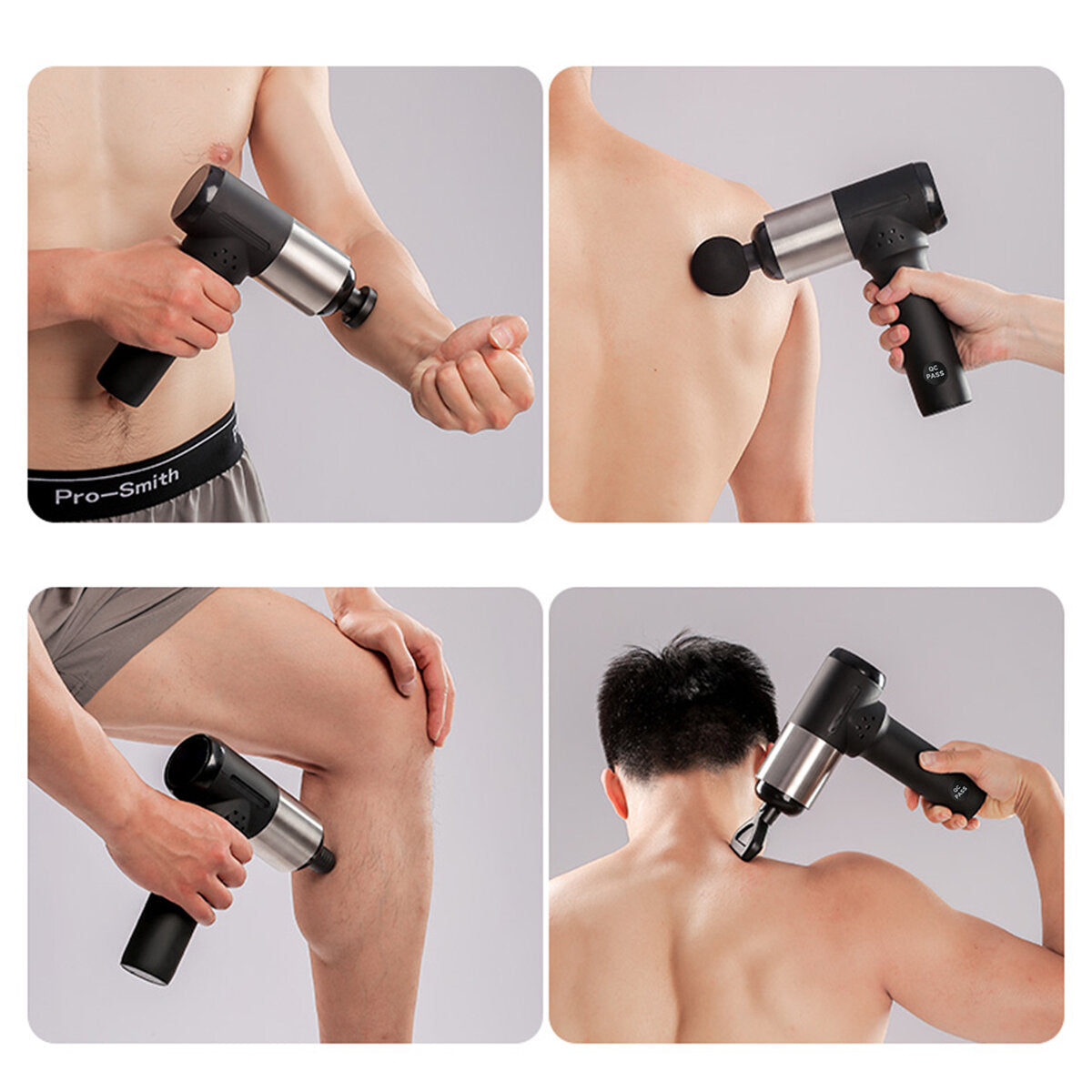 Electric Percussive Massage Gun - 20 Gears, Handheld Deep Muscle Therapy Device