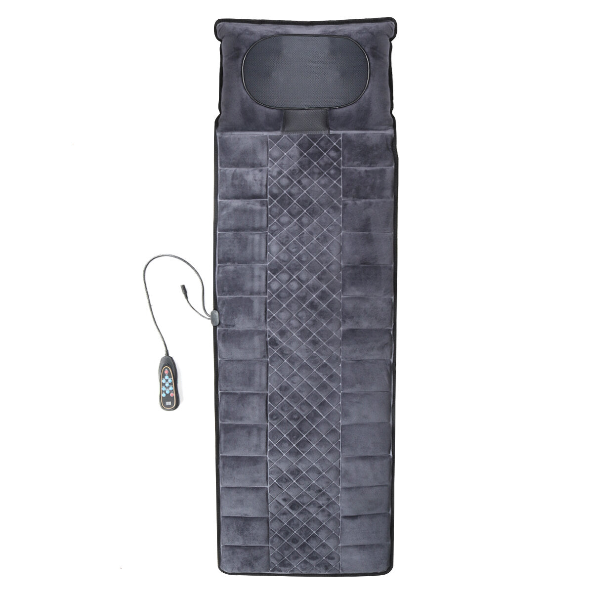 Multifunctional Electric Massage Mat with Airbag Traction, Hot Compress, Full Body, Foldable, Wave-like Vibration