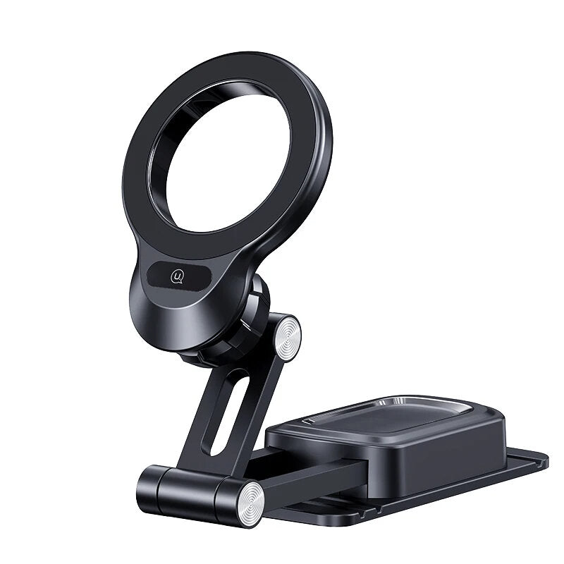 Foldable Magnetic Car Phone Holder Stand for iPhone 15 Pro Max, Huawei Mate60, Samsung S23