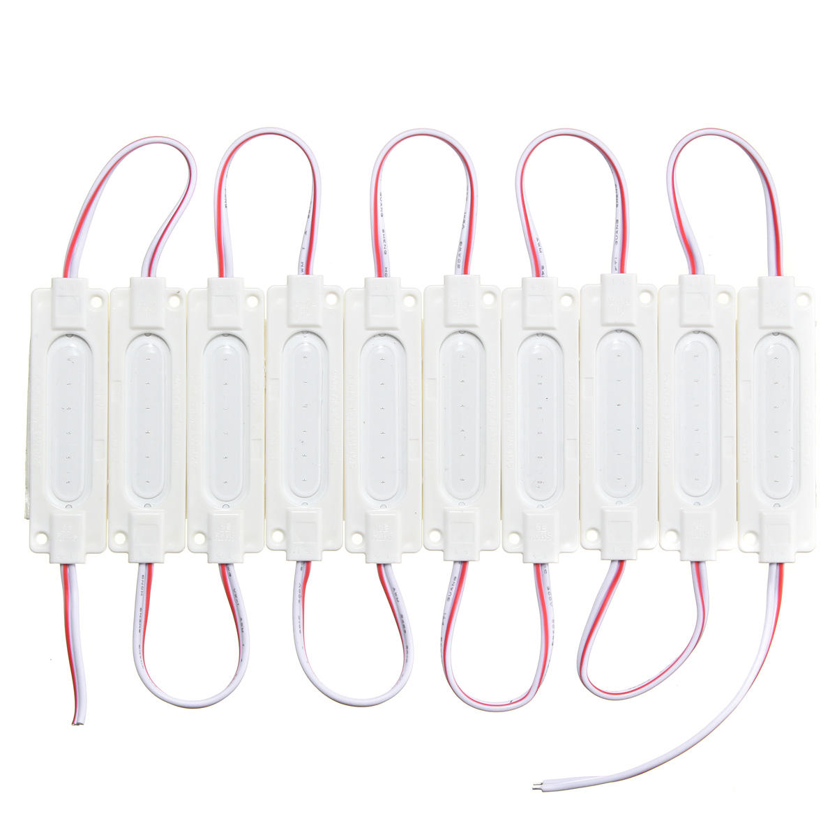 10 PCS wasserdichte COB LED-Modul-Streifenlichter für Fenster-Schaufensterbeleuchtung, DC12V