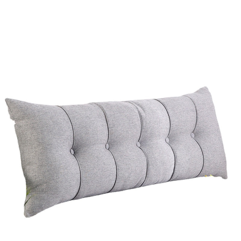 Large Suede Back Cushion - Multifunctional Pillow for Bed, Sofa, or Seat Decor