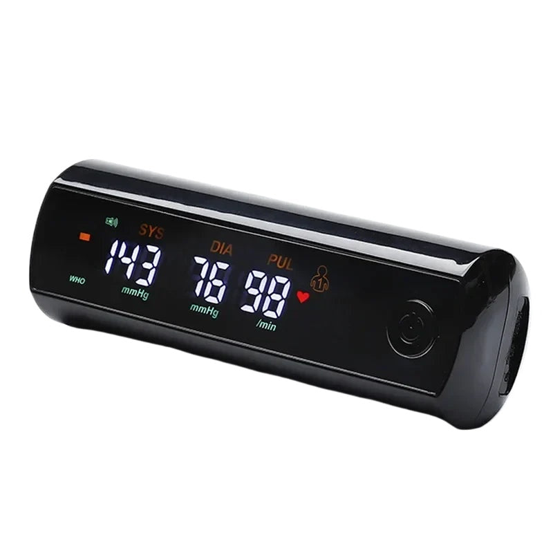 Rechargeable Li-Ion Battery Arm Blood Pressure Monitor, Large LCD, Voice Tonometer