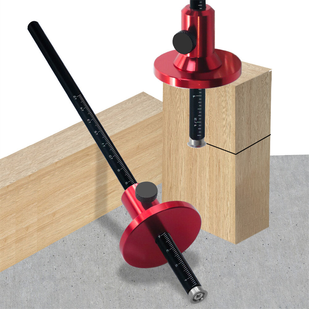 Dual Scale Wheel Marking Gauge for Woodworking - Inch & MM