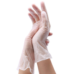 100pcs Disposable Waterproof Oil-Resistant Food Grade Protective Gloves