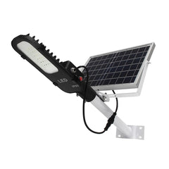 15W Solar LED Street Lamp with Light Sensor, Waterproof for Outdoor Garden Pathway