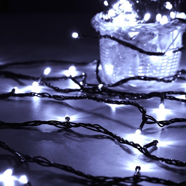 5M 50 LED String Fairy Lights - Outdoor Christmas, Wedding, Party Decor, 220V