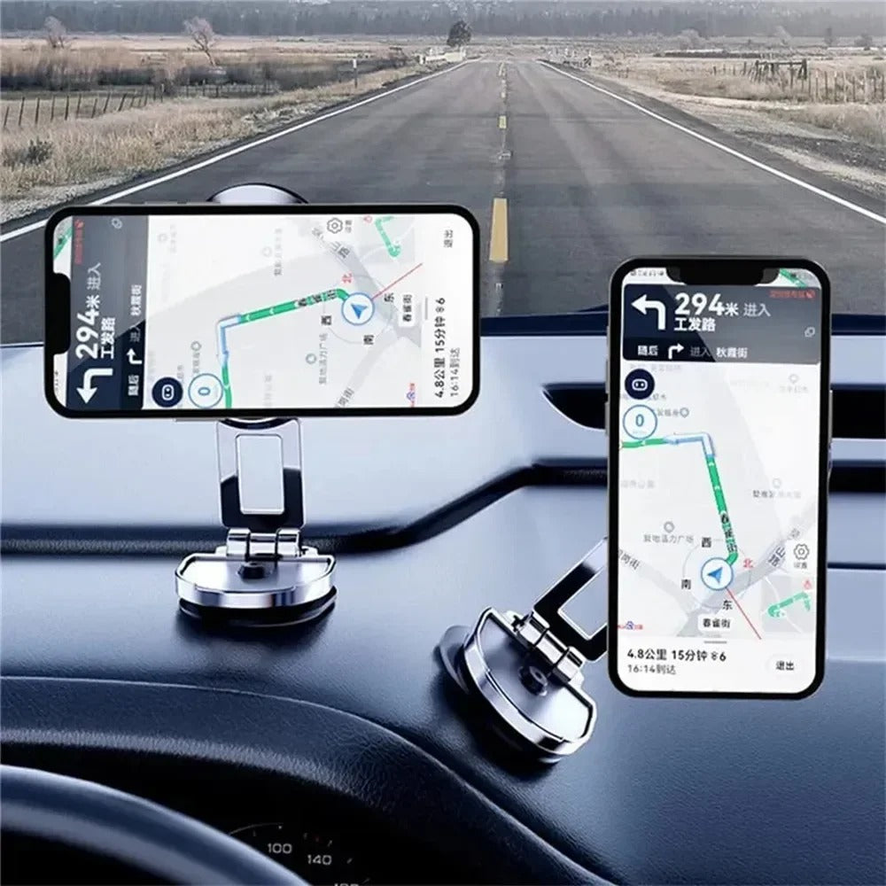 Foldable 720 Degree Magnetic Car Phone Holder Mount for iPhone & Xiaomi Devices