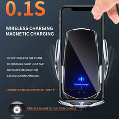 100W Wireless Car Charger Mount for iPhone 14/13/12/11 Pro, Samsung, Xiaomi - Fast Charging