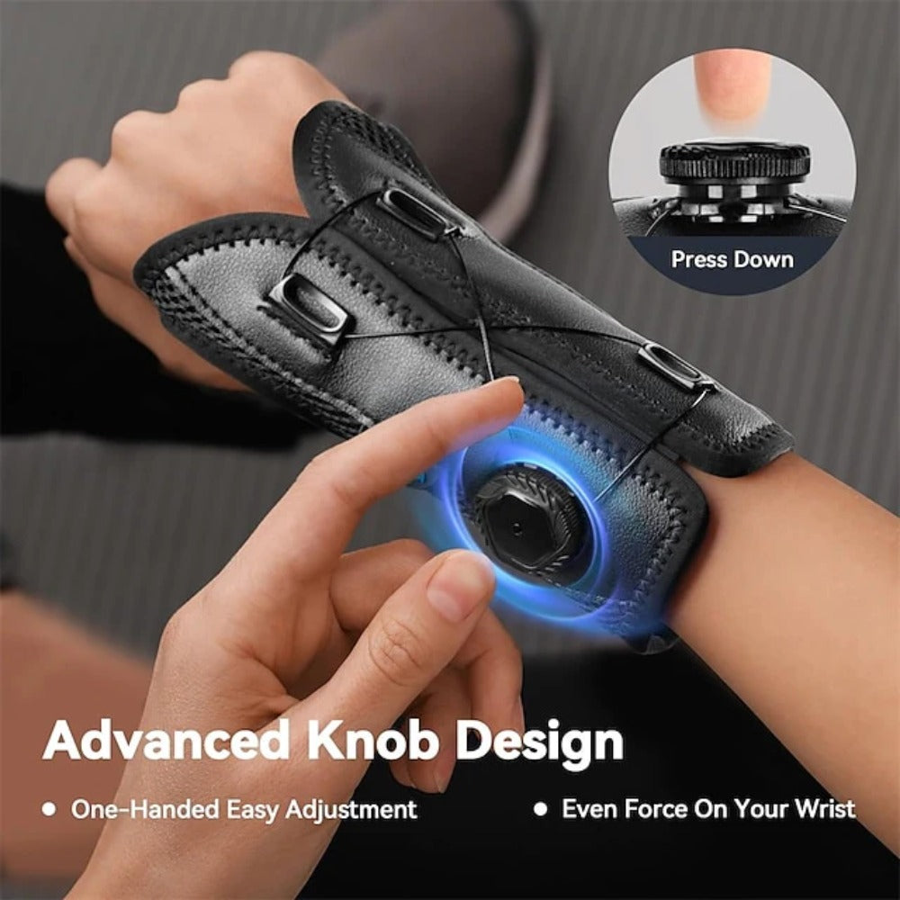 Adjustable Wrist Brace for Carpal Tunnel - Night Support for Men & Women, Fits 5.5-8.5 inch Hands