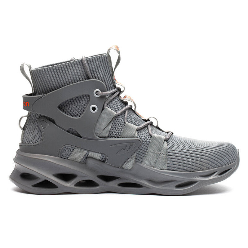 Men's Steel Toe Safety Work Boots - High Top Sport Hiking Sneakers