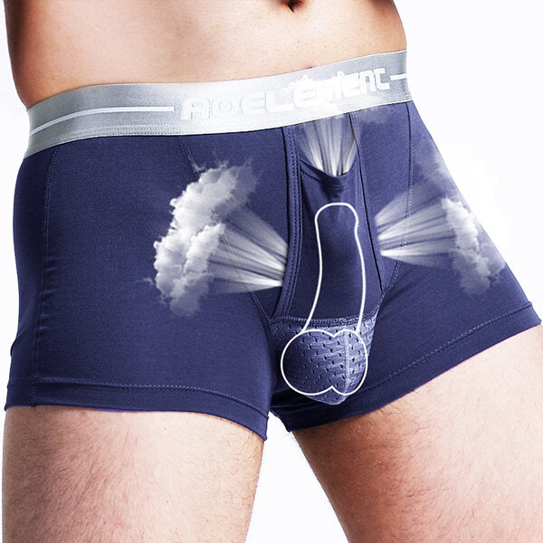 Men's Modal U-Convex Separation Boxers Briefs - Health Care Casual Underwear