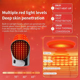Red Light Therapy Heating Hat for Head & Neck, 65°C Infrared Heated Wrap for Migraine, Stress & Cervical Pain Relief