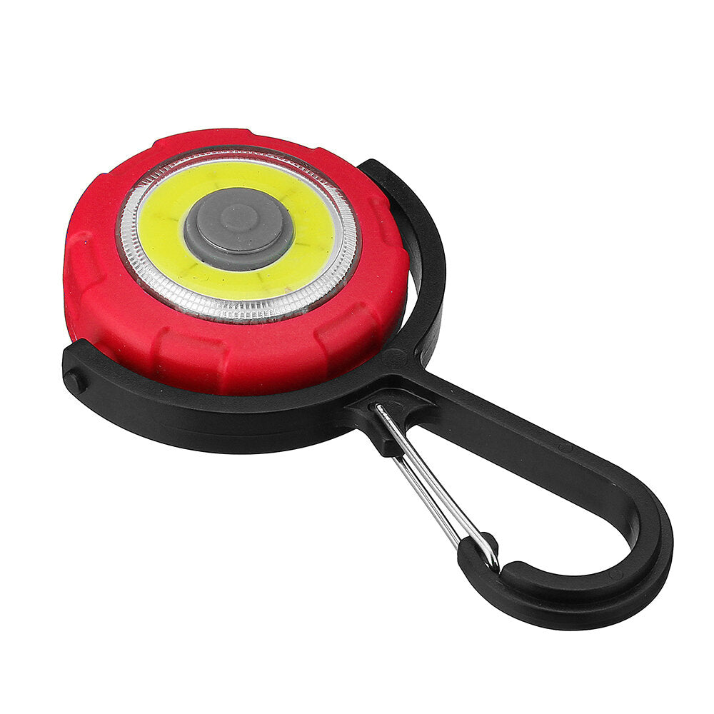 Mini COB Keychain Flashlight - Portable Night Light for Outdoor Hiking and Camping Emergencies