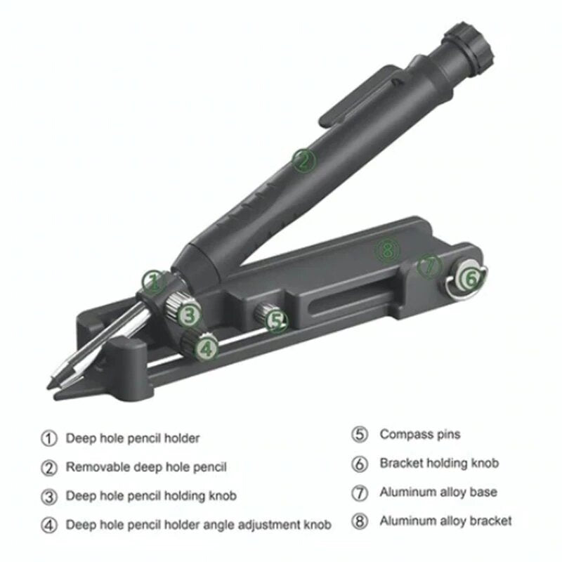 Adjustable Multi-Function Scribing Tool for DIY Woodworking - Contour Gauge