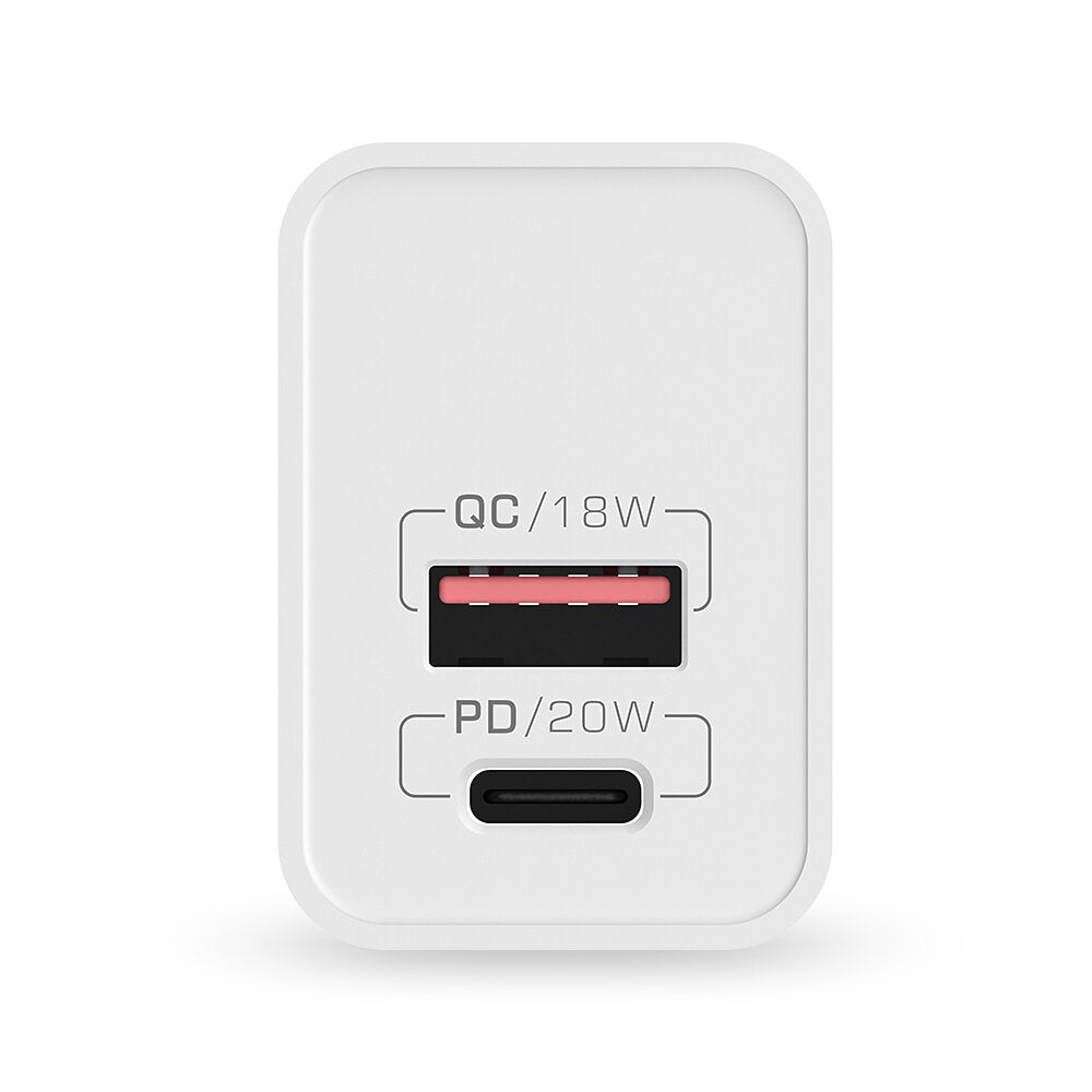 20W Dual-Port PD3.0 QC3.0 Schnellladegerät EU-Stecker für iPhone 15 Pro Max, Samsung S23, Xiaomi 13 Pro