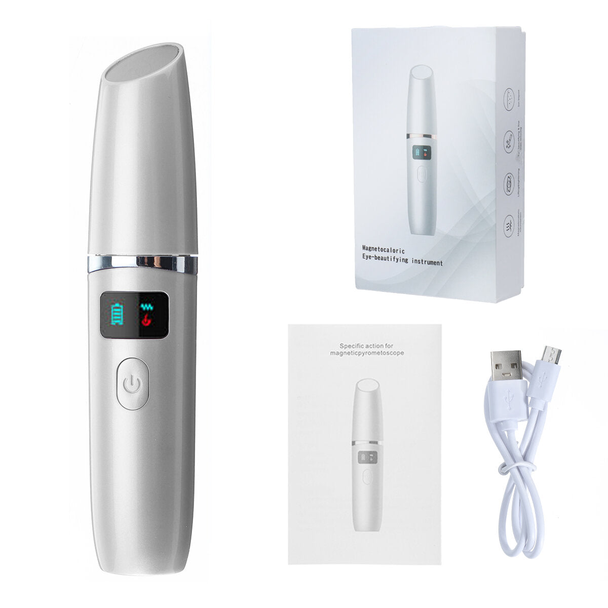 Portable Electric Magnetic Vibration Facial Massager - Skin Rejuvenation, Lifting, Wrinkle Remover, Anti-Aging Beauty Device