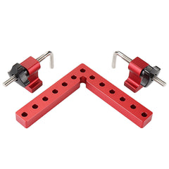 2-Pack L-Shaped Woodworking Clamping Squares - Carpenter Splicing Tools