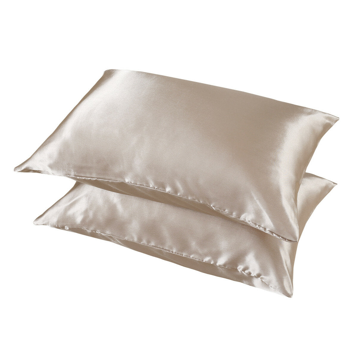 2pcs Silky Soft Pillowcases - Luxury Bed Cushion Covers for Home & Gift