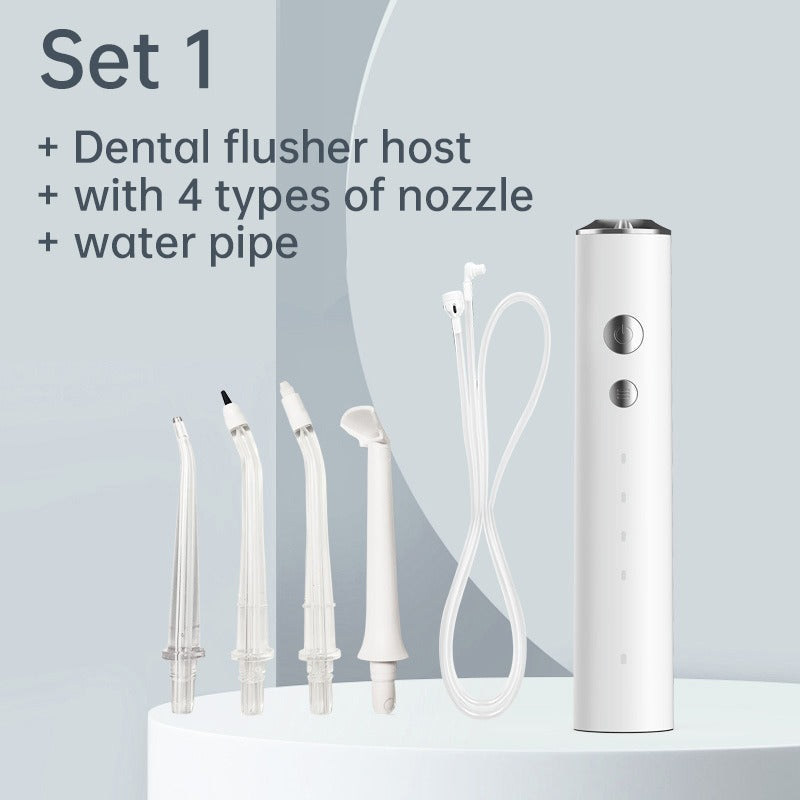 Portable Oral Irrigator Water Flosser – Multi-Function Dental Water Jet with 300ML Tank, Detachable Cleaner, Waterproof for Superior Oral Hygiene