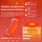 Red Light Therapy Elbow Heating Pad with Vibration Massage, Infrared Wrap for Tennis Elbow, Arthritis & Muscle Pain Relief