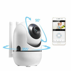 1080P 2MP Dual Antenna Security IP Camera with Two-Way Audio, Night Vision, and Motion Detection