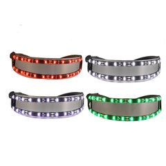 LED Flashing Rave Festival Party Glasses - Dazzle Color Glow Light Eye Reading Glasses