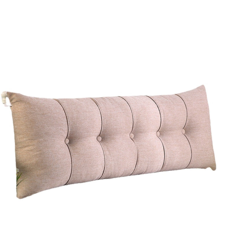 Large Suede Back Cushion - Multifunctional Pillow for Bed, Sofa, or Seat Decor