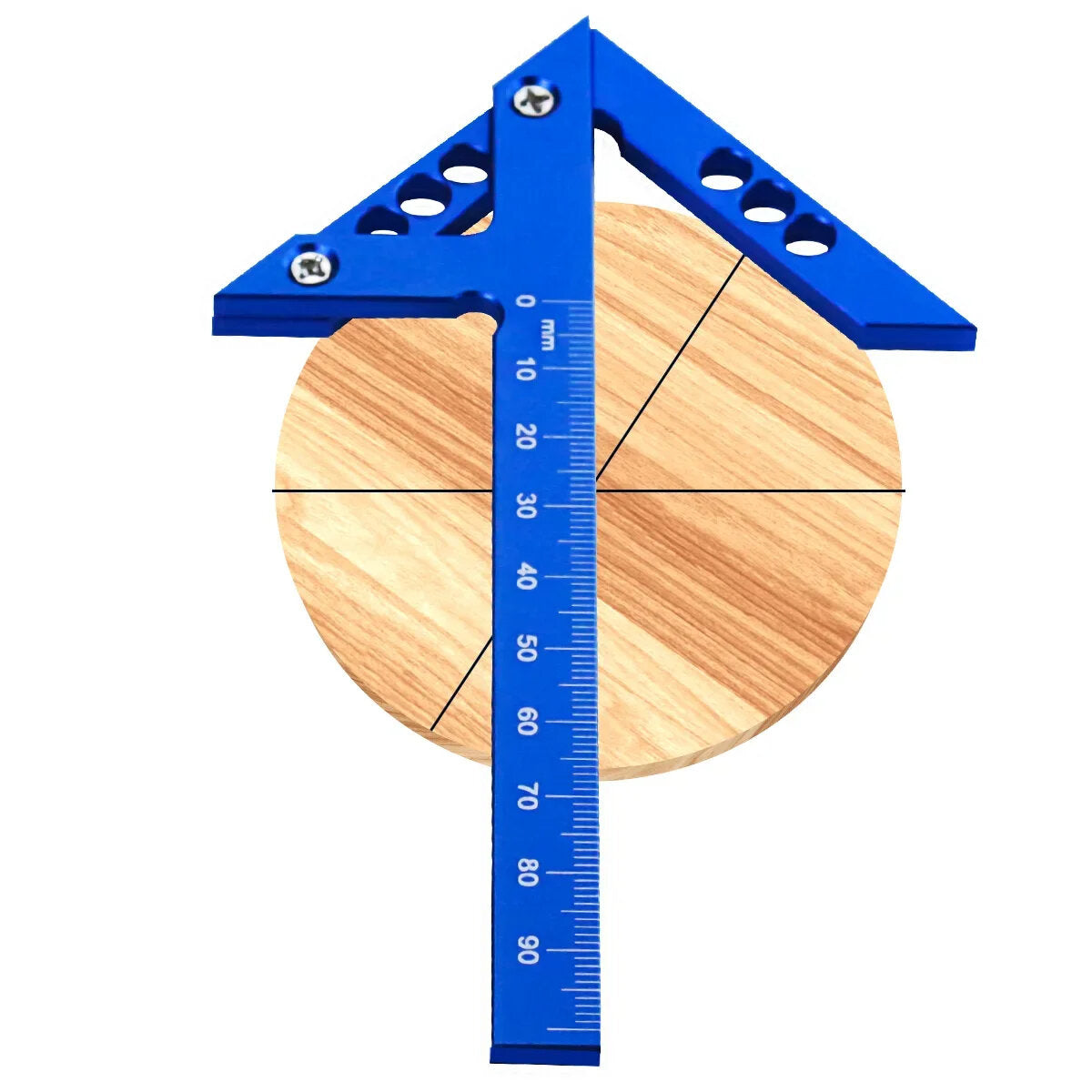Aluminum Center Finder Scriber: Draw Straight, 45°, and Vertical Lines