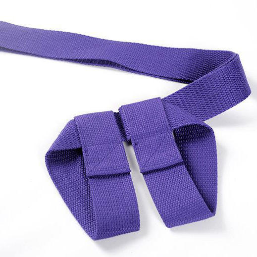 Adjustable Cotton Yoga Mat Strap Sling, 37-59 inches for Standard & Thick Fitness Mats