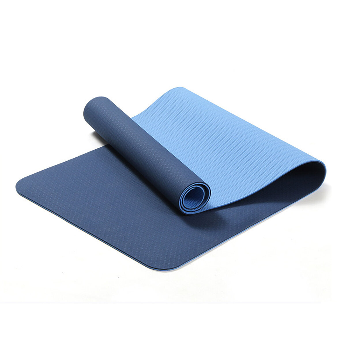 6 mm dicke, rutschfeste professionelle Yogamatte mit Tragetasche für Pilates und Fitnesstraining zu Hause