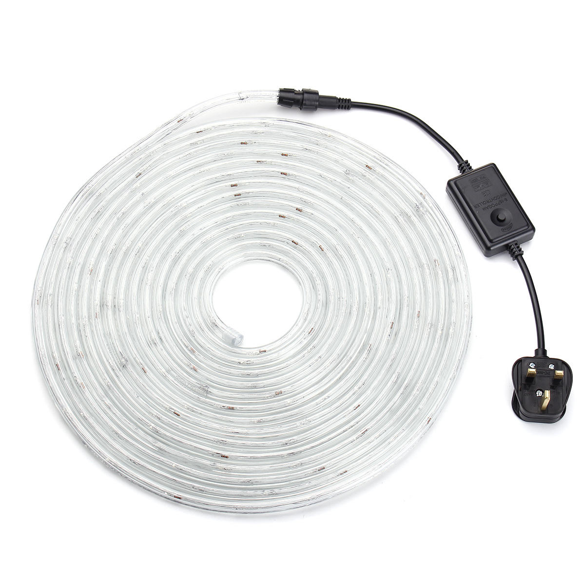 10M SMD3014 Waterproof Flexible LED Strip Light - Colorful, Warm White, White, AC220V