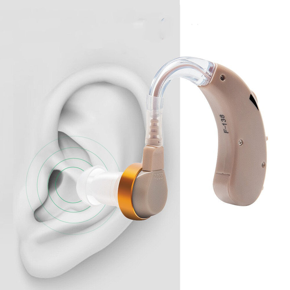 Mini Invisible Hearing Aid - Inner Ear Sound Amplifier with Volume Control for Elderly