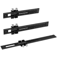 Precision Aluminum Alloy Pocket Ruler for Woodworking and Carpentry