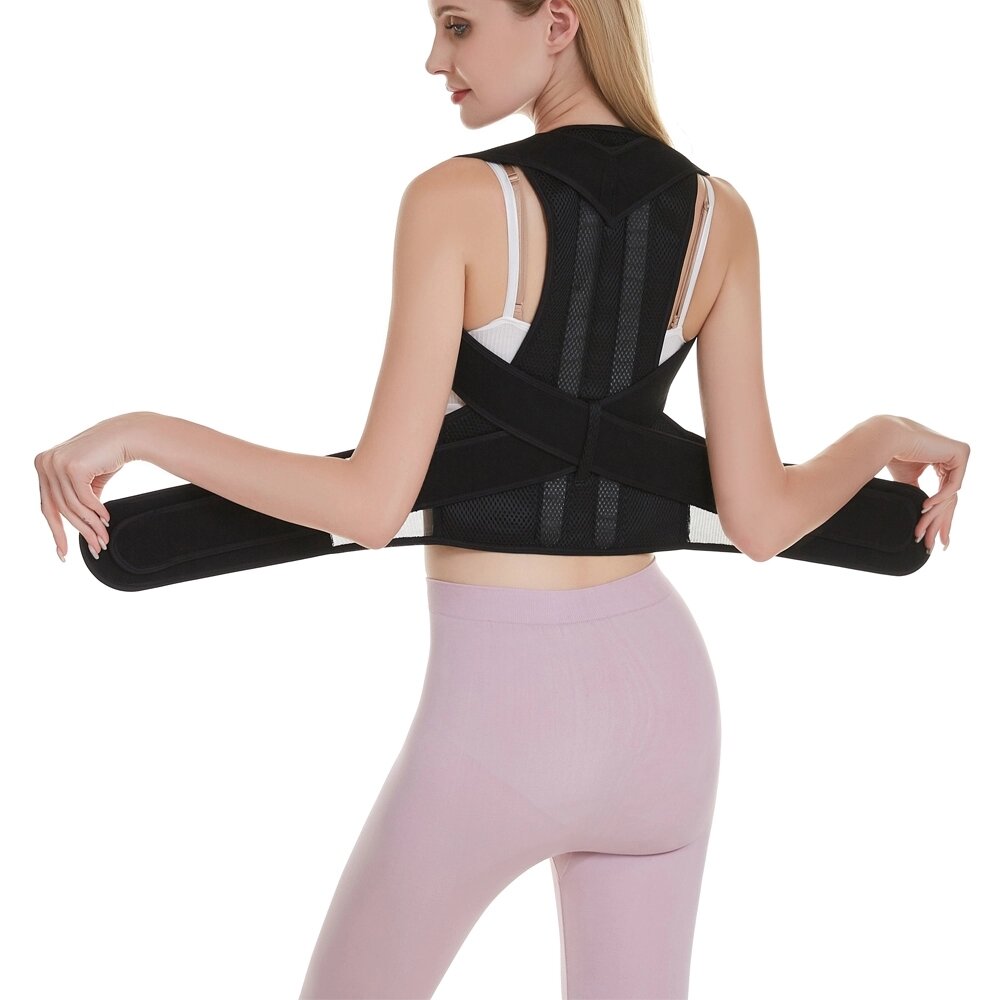 Adjustable Humpback Posture Corrector - Back Belt Support for Pain Relief and Shoulder Alignment