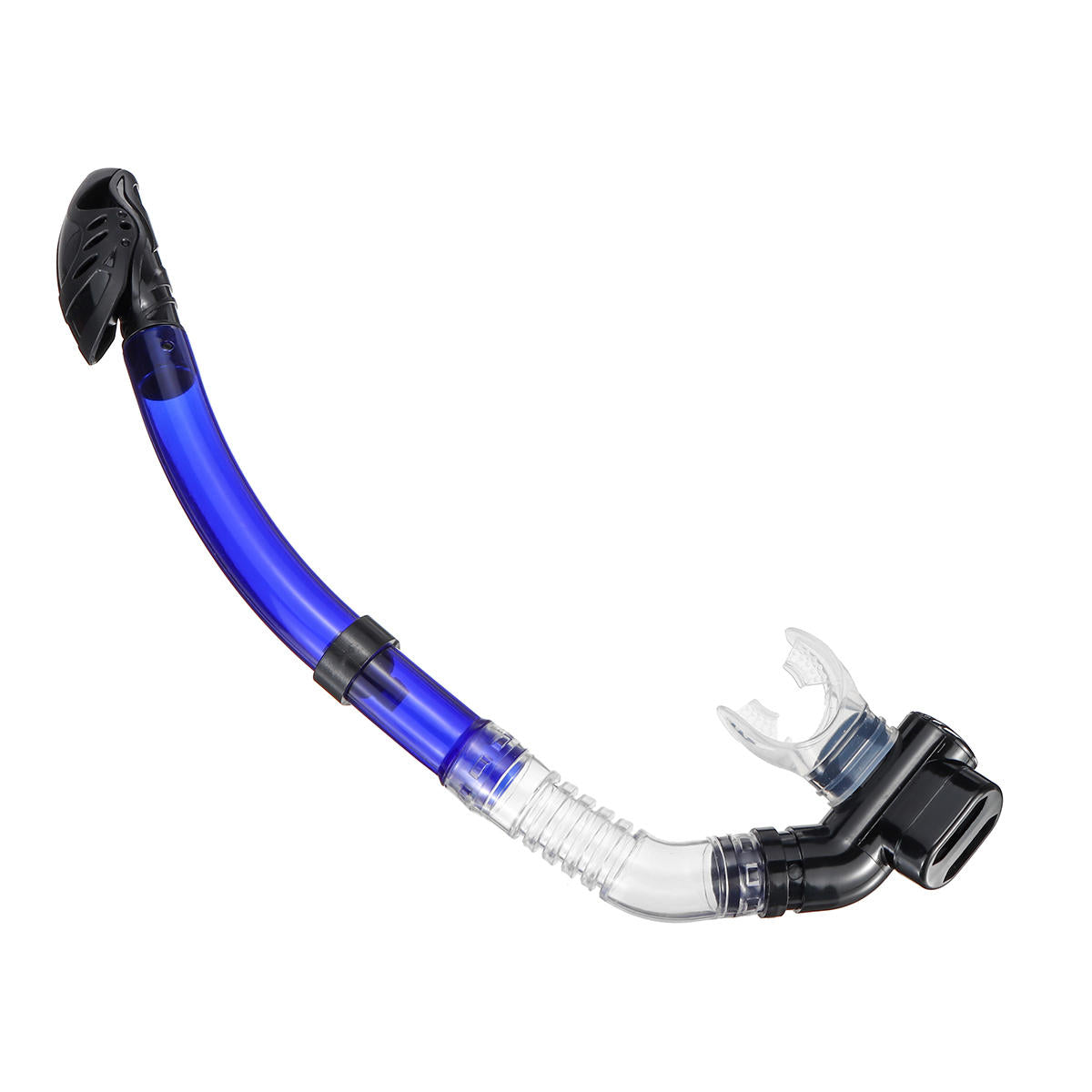 Silicone Full Dry Snorkel for Scuba Diving, Swimming, and Underwater Free Breathing