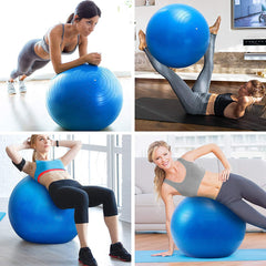 65/75CM Yoga Ball for Pilates, Fitness, Balance, Gymnastics, Exercise, Midwifery - PVC Material