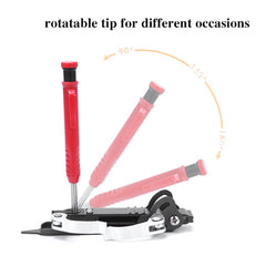 Aluminum Alloy Multi-Function Contour Gauge & Scribing Ruler for DIY Woodworking