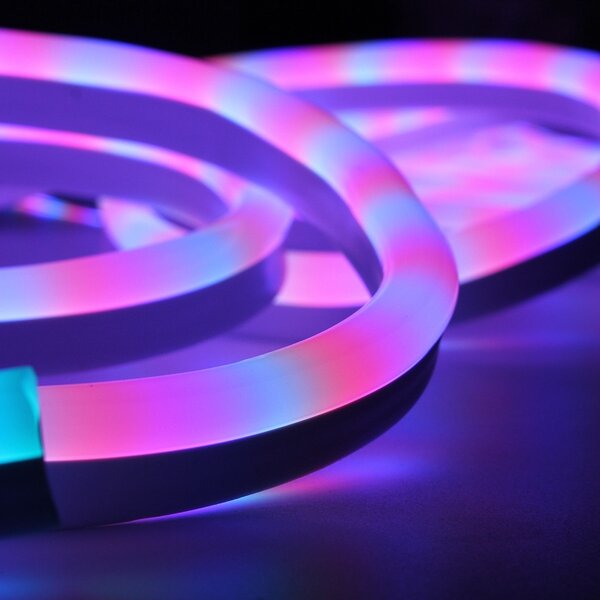 15M 2835 LED Flexible Neon Rope Light - Waterproof 110V Xmas Outdoor Strip