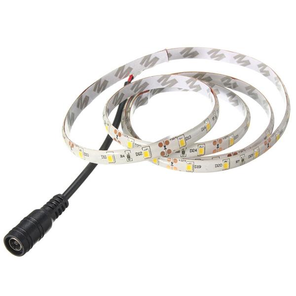 1M Waterproof SMD 3528 60 LED Strip Light with 12V UK Plug Power Supply and Dimmer