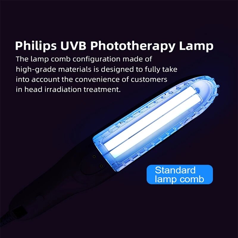 UVB Phototherapy Lamp for Home Use - Treat Vitiligo & Psoriasis with Ultraviolet Laser Therapy