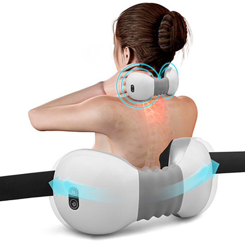 USB Charging Automatic Intelligent Cervical Neck Meridian Massager - Electric Massager for Pain Relief