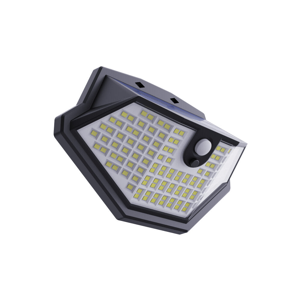 134 LED Solar Light with 3 Modes, PIR Motion Sensor, IP65 Waterproof Wall Lamp