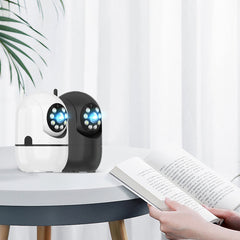 1080P Indoor PTZ WiFi IP Camera with Two-Way Audio, Cloud Storage, Night Vision, Waterproof, Dual Light Source, Baby Monitor