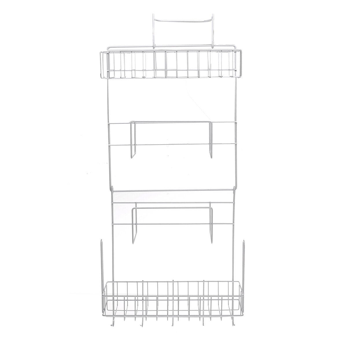 Five-Tier Steel Over Sink Dish Drying Rack - Multifunctional Kitchen Counter Storage