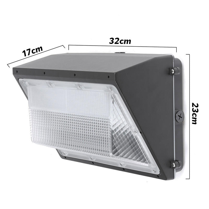 120W LED Wall Pack Outdoor Security Light - Commercial & Industrial Waterproof Fixture