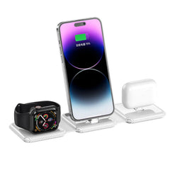 Fast Wireless Charger Pad for iPhone 13/14/Pro/Max, iWatch, AirPods, and Qi-Enabled Devices