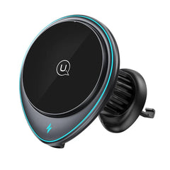 Wireless Magnetic Car Phone Holder 360 Degree Air Vent Mount for iPhone, Samsung, Huawei