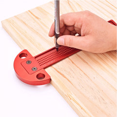 Aluminum T-Square Ruler 1MM Precision - Ergonomic Design for Craftsmen