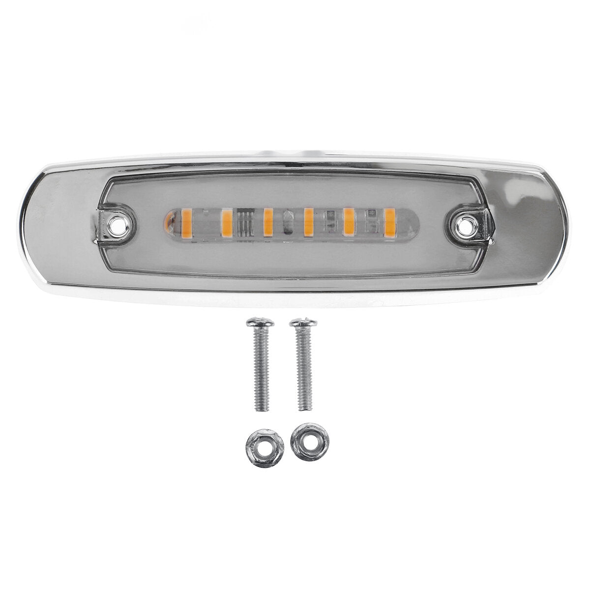 12/24V Waterproof 18 LED Side Flowing Marker Light for Truck, Trailer, Lorry